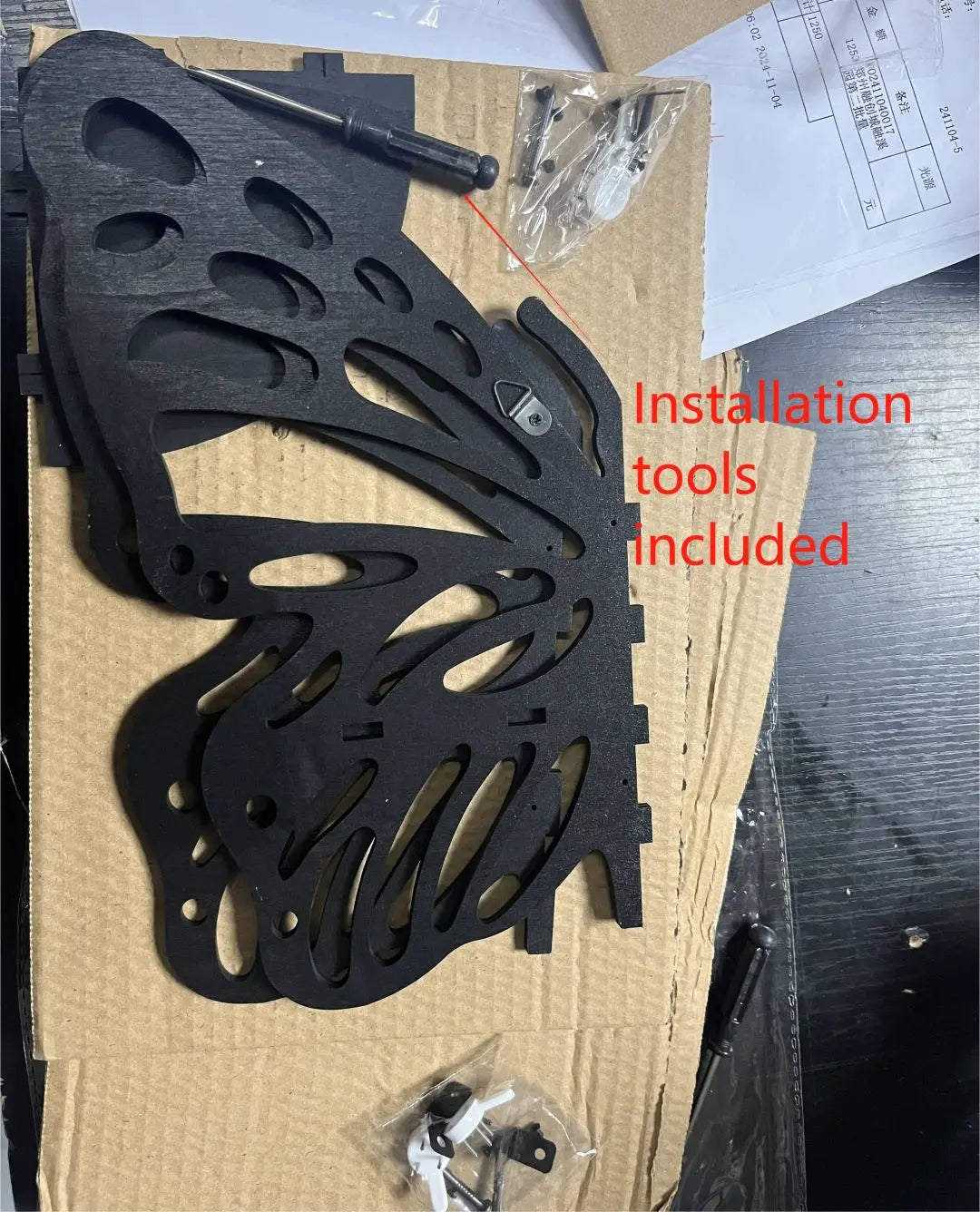 Wooden butterfly Corner Shelf Creative Shelf Wall Decorations Candle Holders for Home Decor