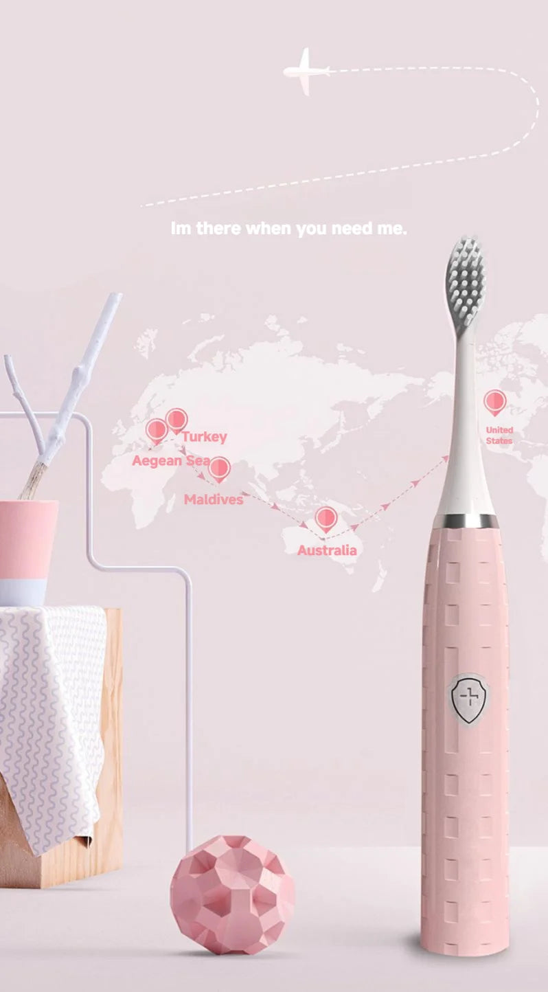 2025 New Trend Portable Electric Toothbrush Sonic Toothbrushes with Battery