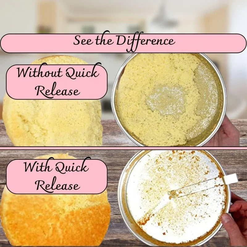 Easy-Out Cake Pans Quick Release