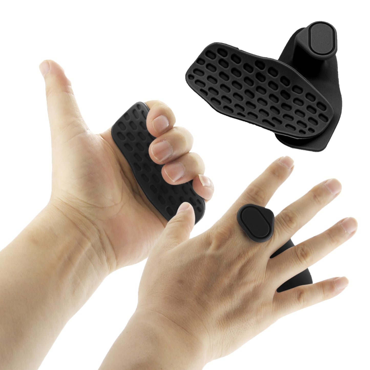 gym hand grip with finger support Heavy-Duty Gym Grips with Wrist Wraps