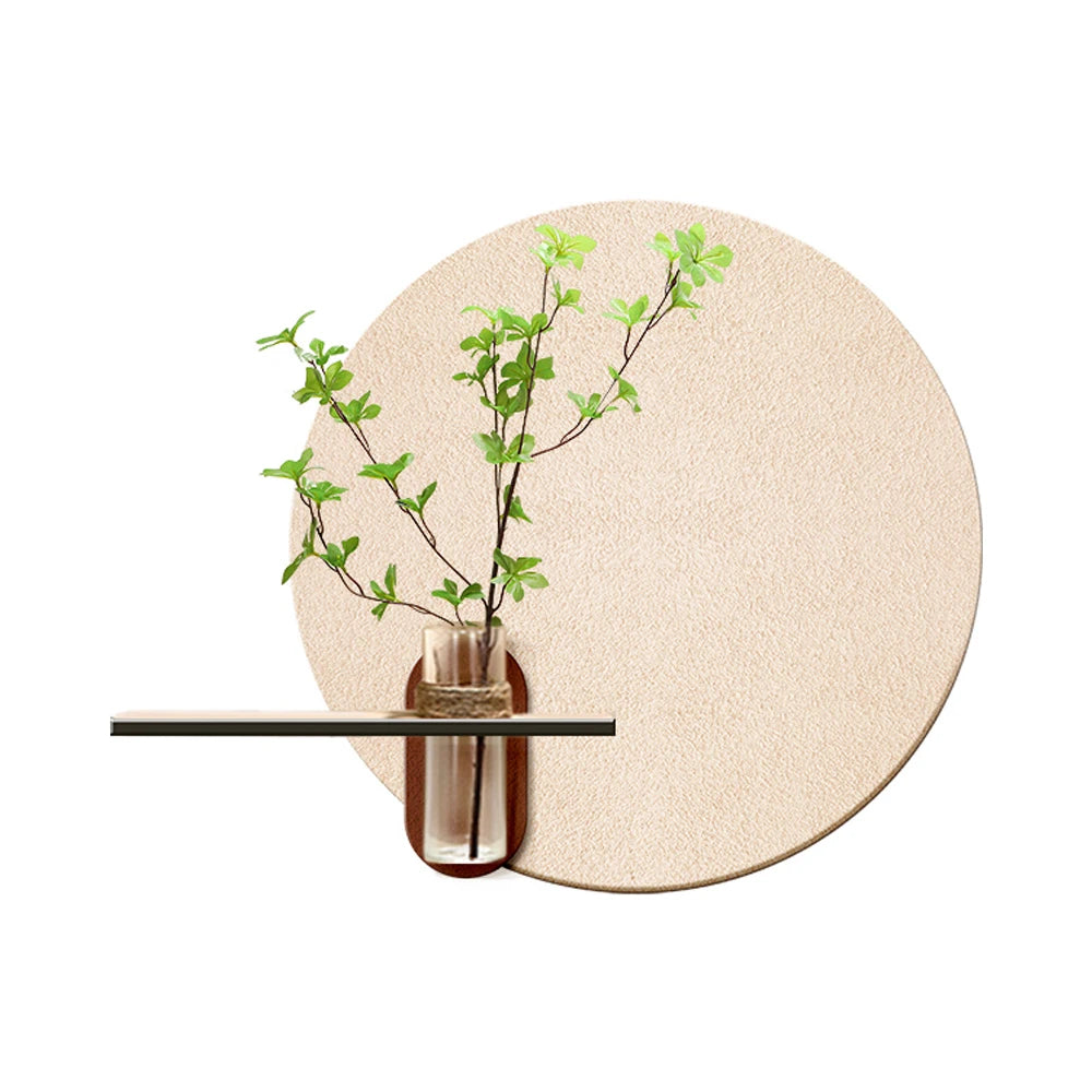 Home Decor Luxury Custom Pop Art Living Room Wall Decor 3D Sculpture Sandstone Painting Artificial Tree LED Interior Decor