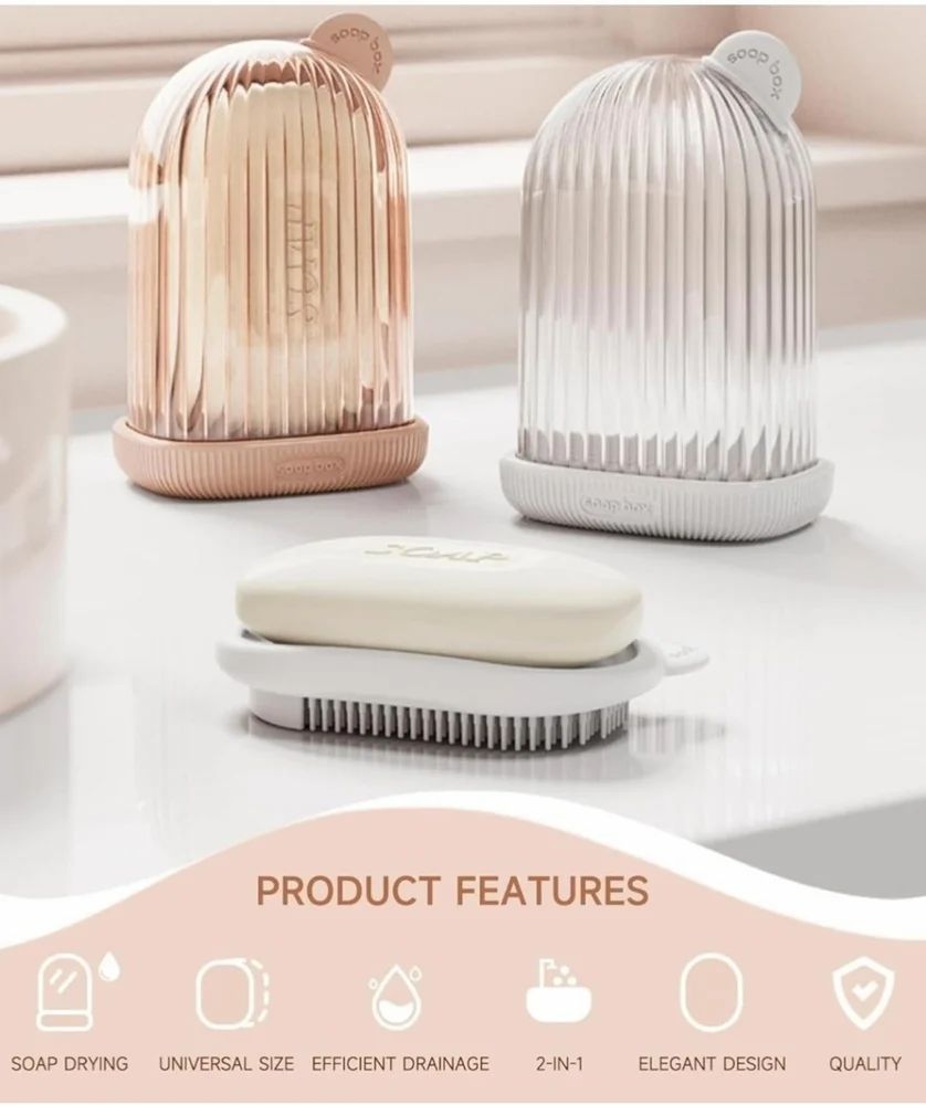 Multicolor Plastic Travel Soap Holder